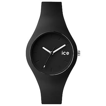Ice Quartz analog Dameklokke med ICE silikon armbånd. Bk. S. S. 14