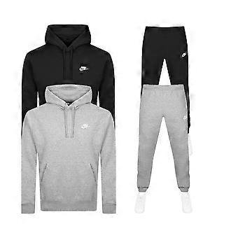 NIKE Club Mens Full Tracksuits Casual Sweat Gym Bottom