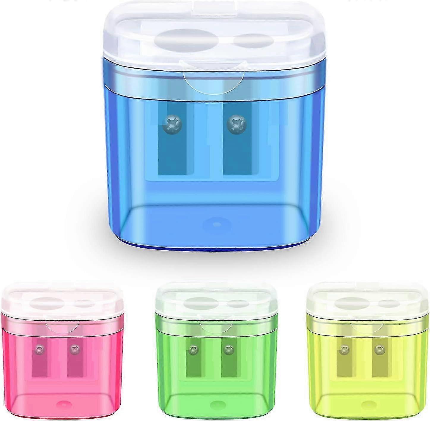 Compact Dual-Hole Pencil Sharpener