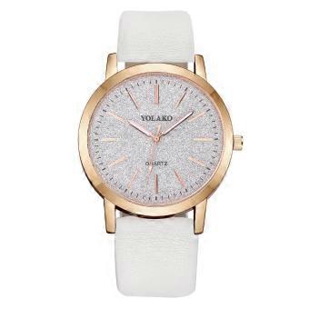 Luxury Brand Leather Quartz Ladies Watch Ladies Watch Fashion Buckle Scale Female Student Watch Korean Style Simple Temperament Trend
