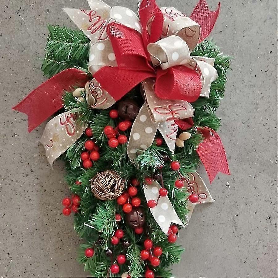 Rustic Upside Down Christmas Decoration