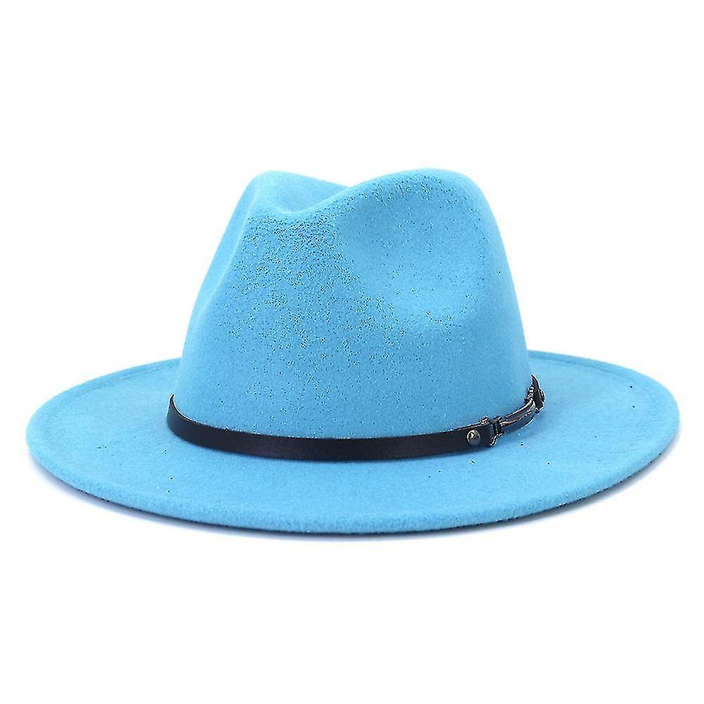 Frauen oder Männer Wollfilz Fedora Hut