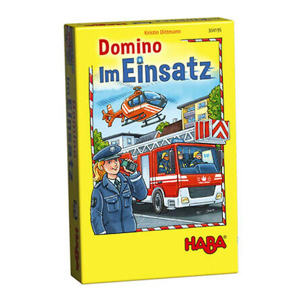 Haba Games Dominoes In Action Board Game Two to Six Players Ages Four to Ten
