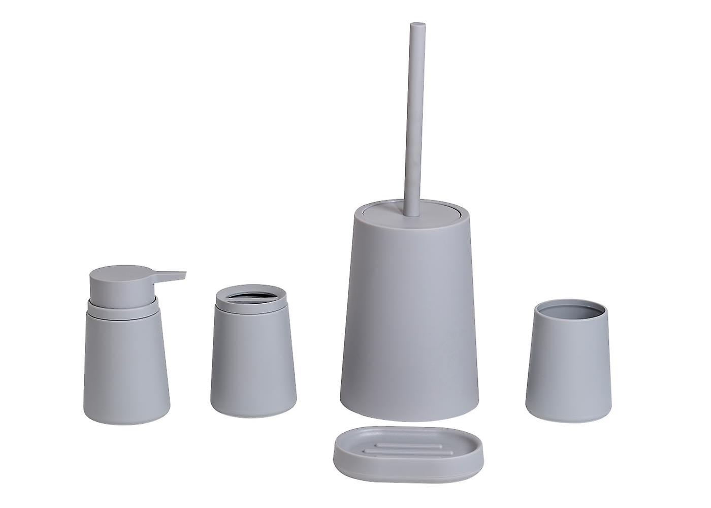 Garda Collection Light Grey 5 Piece Set