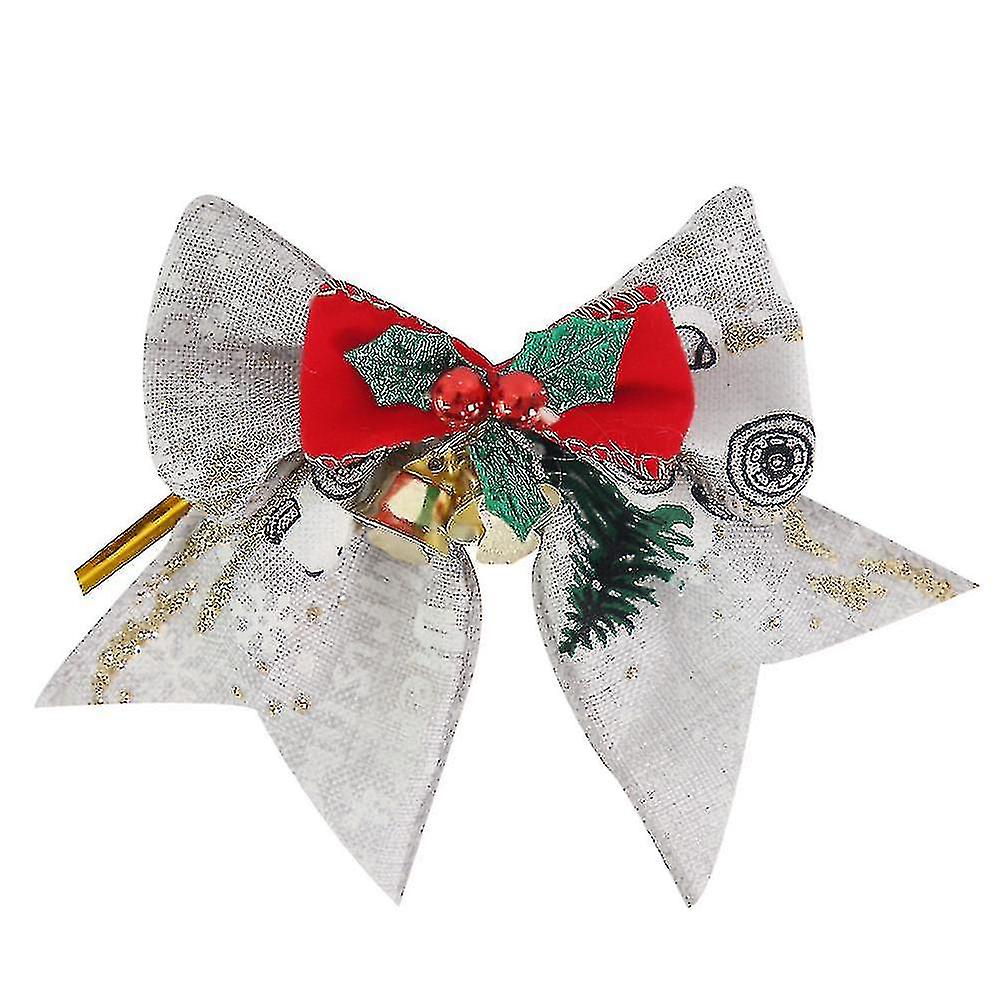 8pcs Christmas Bow Decoration For Gift Packaging(style 4) bd