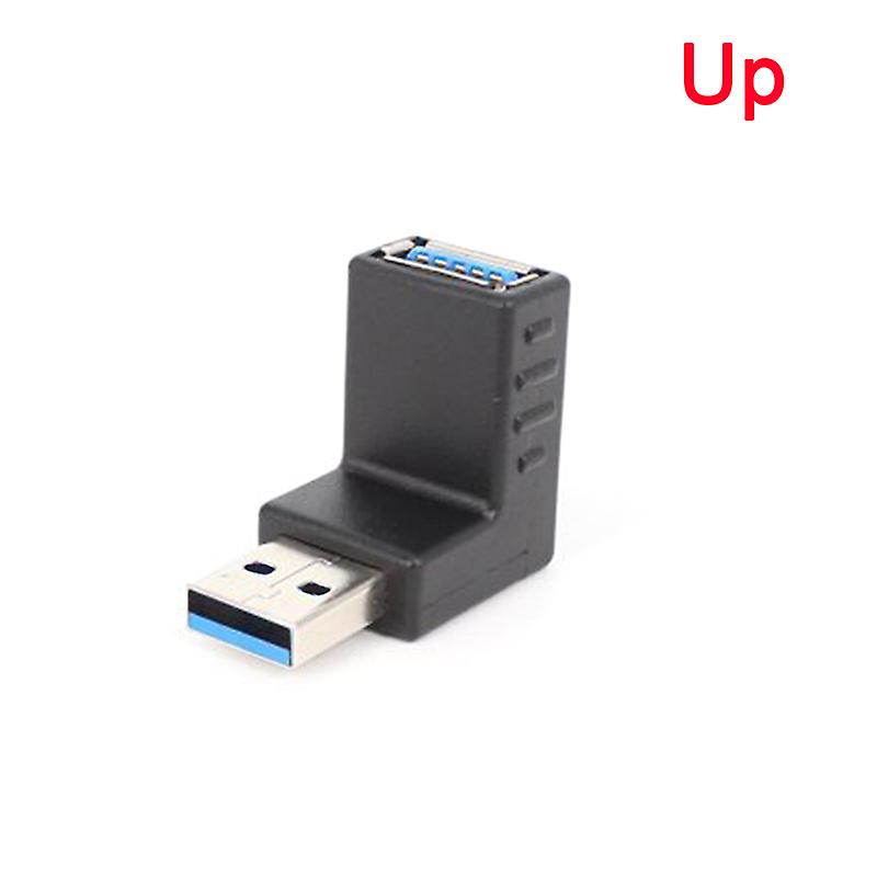 90 βαθμός αριστερά δεξιά γωνία USB 3.0 ένας αρσενικός σε θηλυκό προσαρμογέα σύνδεσης