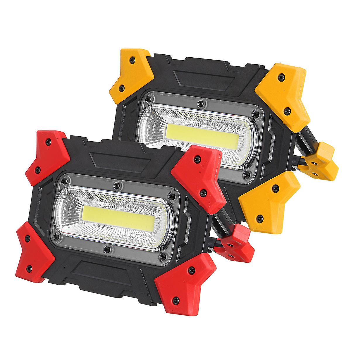 Foldable Led Work Light - Portable 3-mode Flood Lamp For Outdoor Camping & Emergency Use