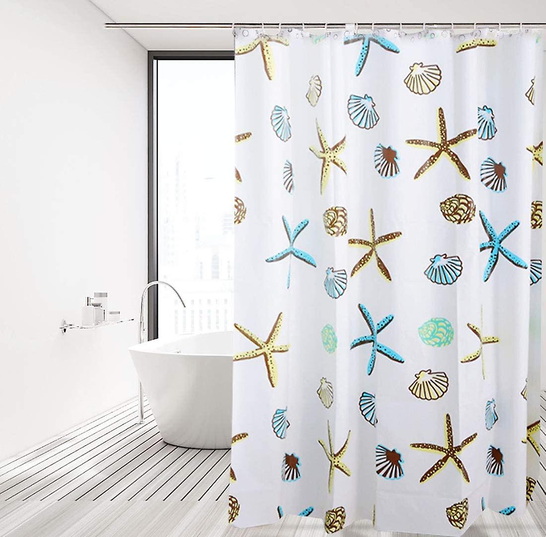 Waterproof Shower Curtain,with Hooks