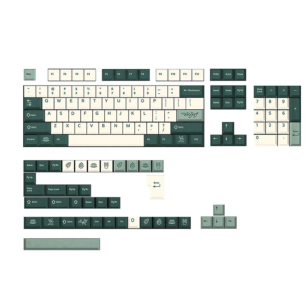 144 for Key Keycaps Botanical Garden Cherry Profile Height 61/64/68/84/87/96/98/