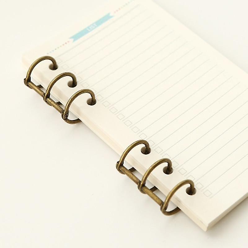 Bronze Creative Metal Loose Leaf Book Binder Hinged Rings Scrapbook Clips