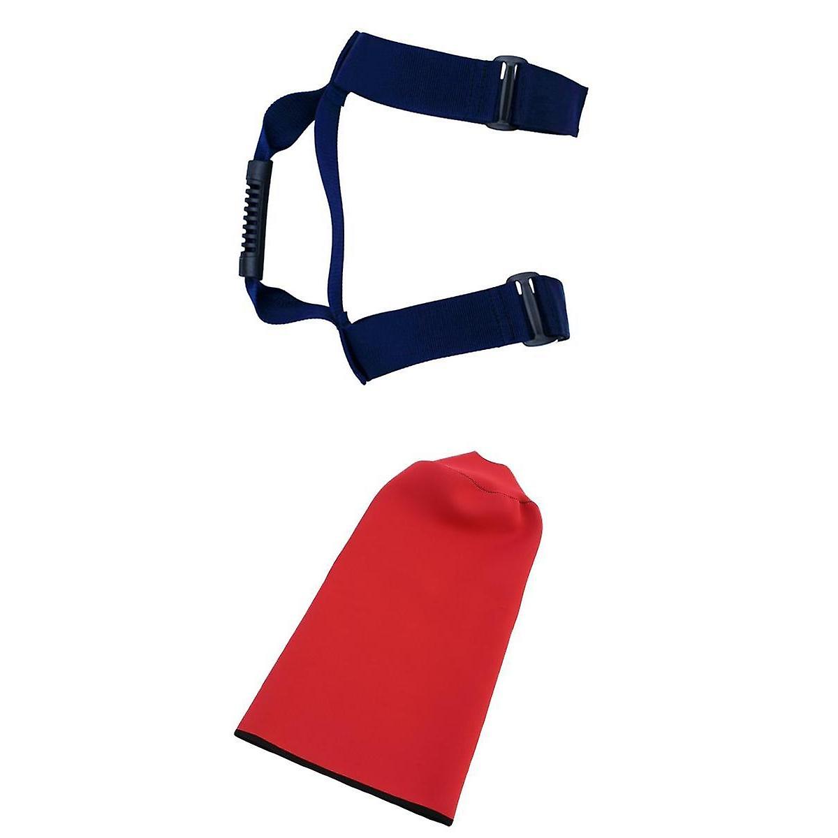 Sukellussäiliö suojaa holkki snorkkeli sukellussylinteri pullon kantaja punainen