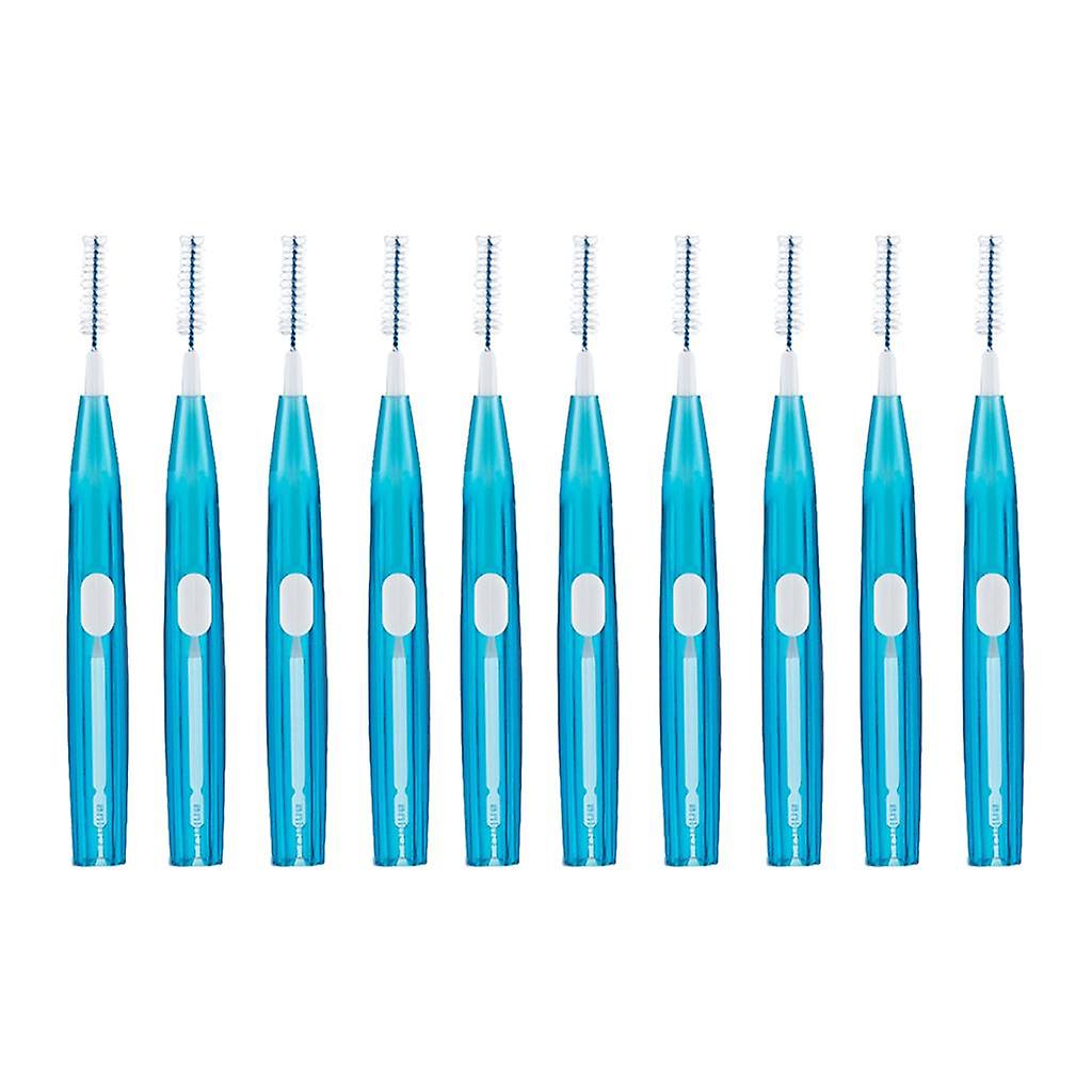 10Pcs Push-Pull Interdental Brush Toothpick Floss Teeth Cleaner Oral Care