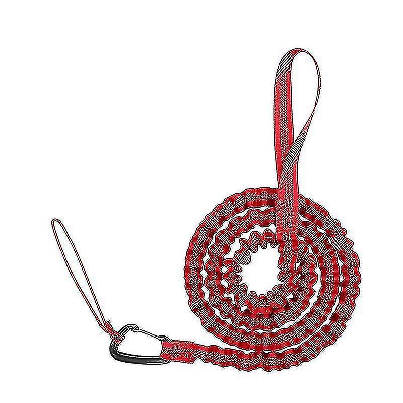 Kids Bicycle Tow Rope Elastic Bicycle Tow Strap Bike Towing Rope1pcs red