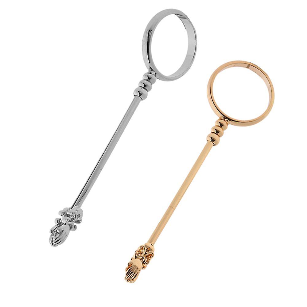 Lady Ring Non-smoking Holder Thin Finger Clip