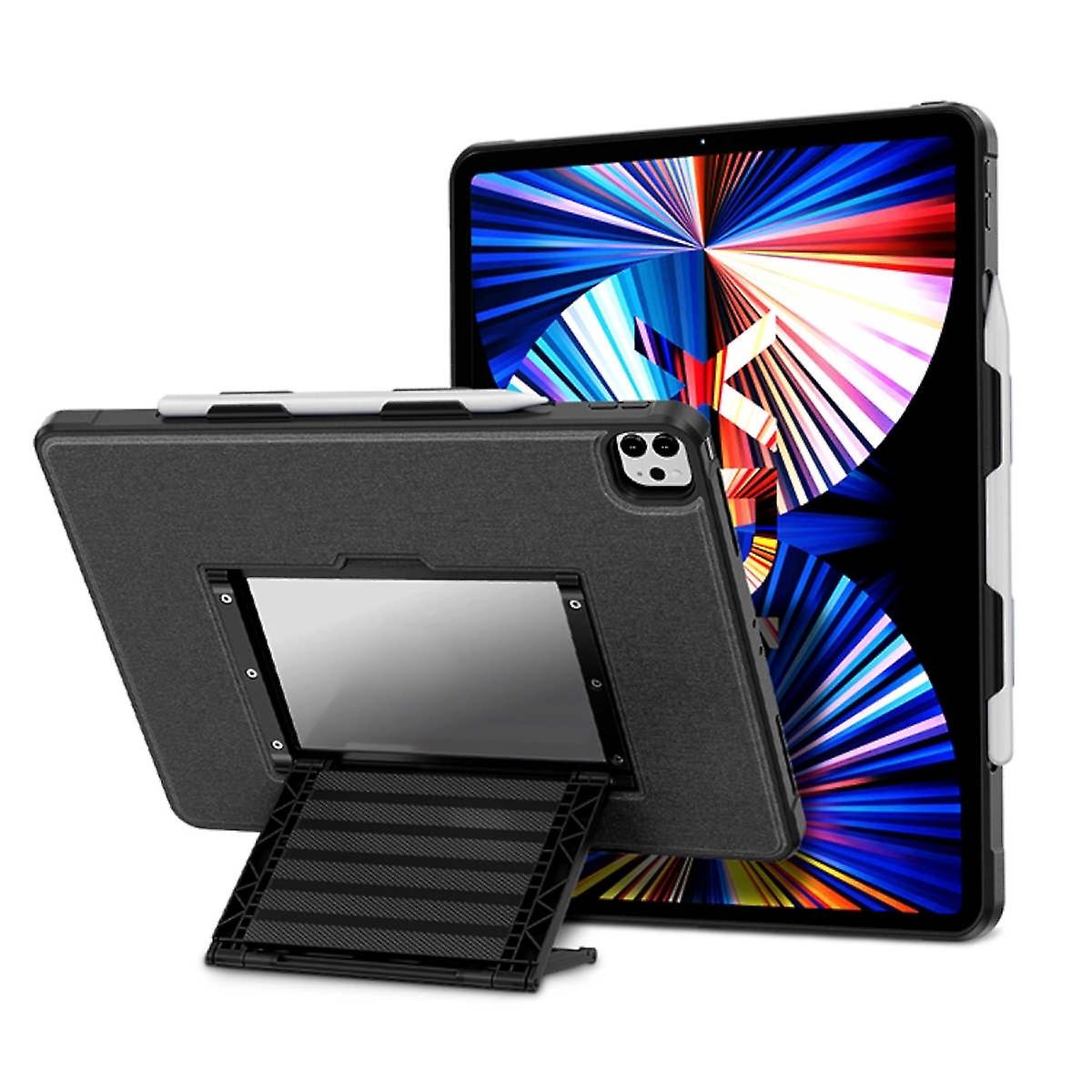 For Apple iPad 10.2 2021 /2019 Plastic Cover Tablet Case Cases Sleeve Case Protector Black