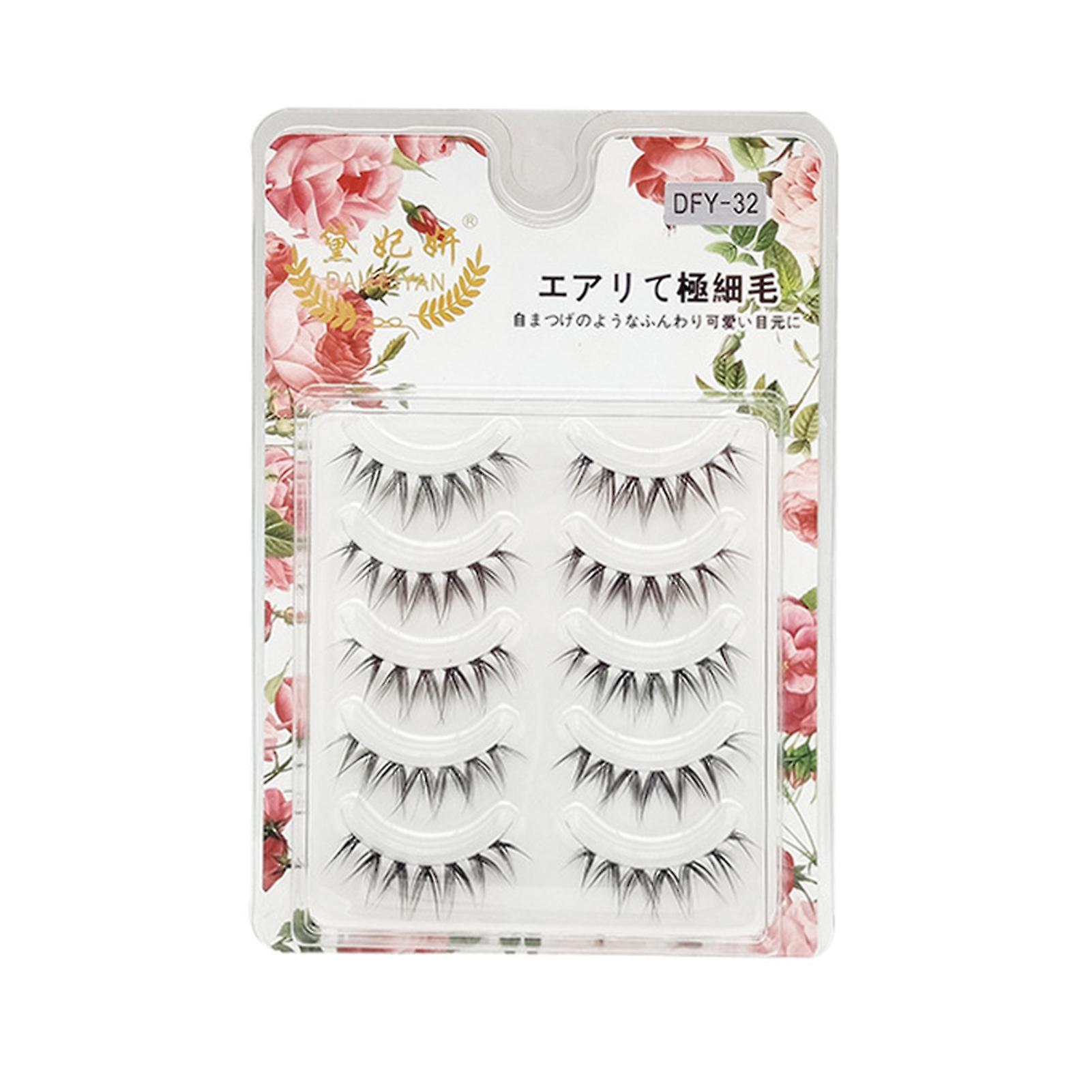 3d Effect Grafting Eyelashes Pack Multilayered Bushy Curling Up Lashes