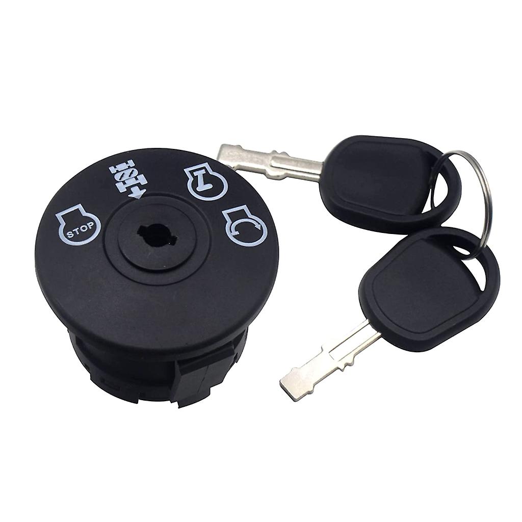 Ignition Switch with Keys 4 Position Replacement- for Lawn Mower Riding Mower