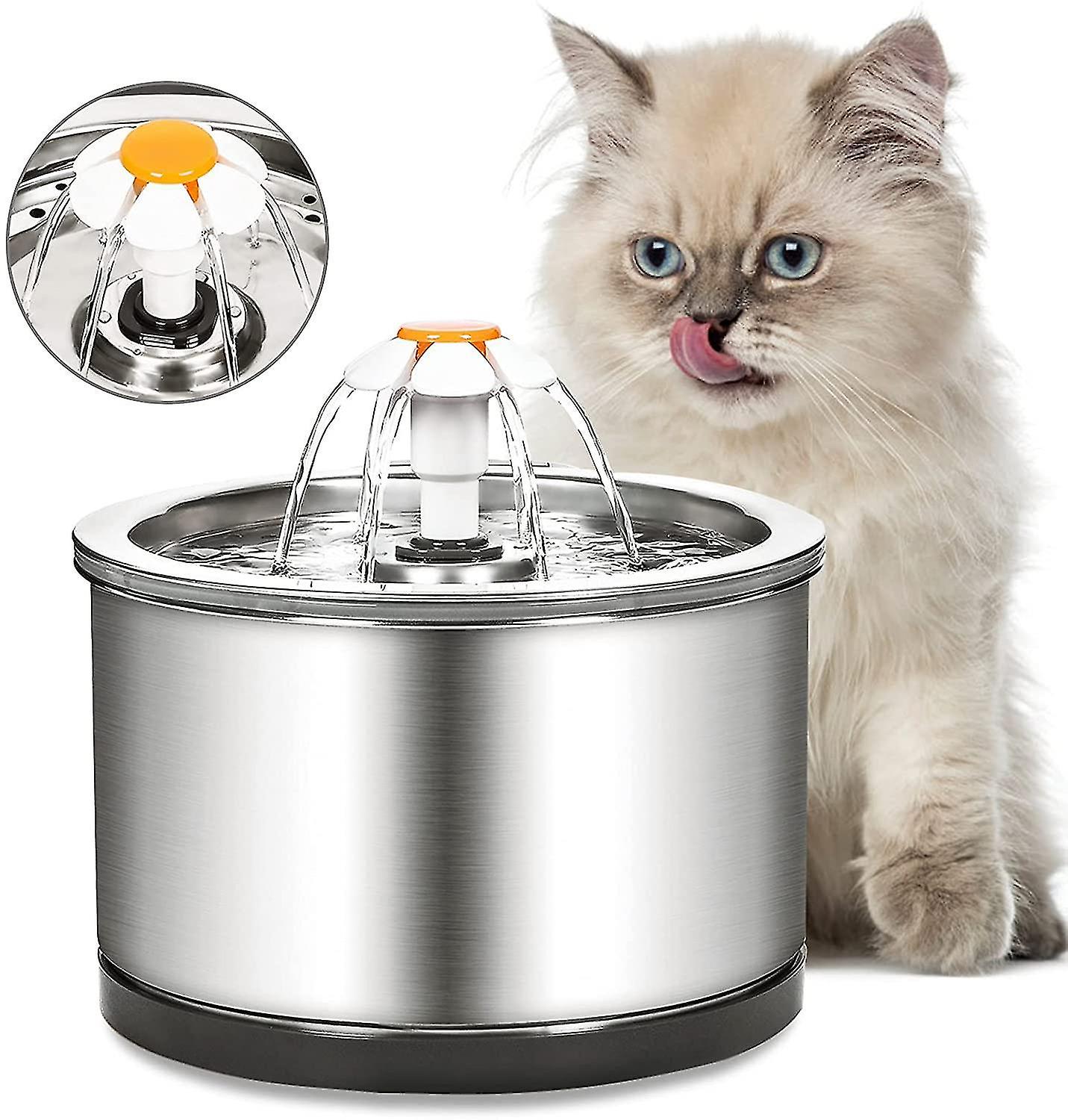 Cat Water Fountain Cat, 2.5l 4-stage Silent Cat Fountain, Cat Water Fountain