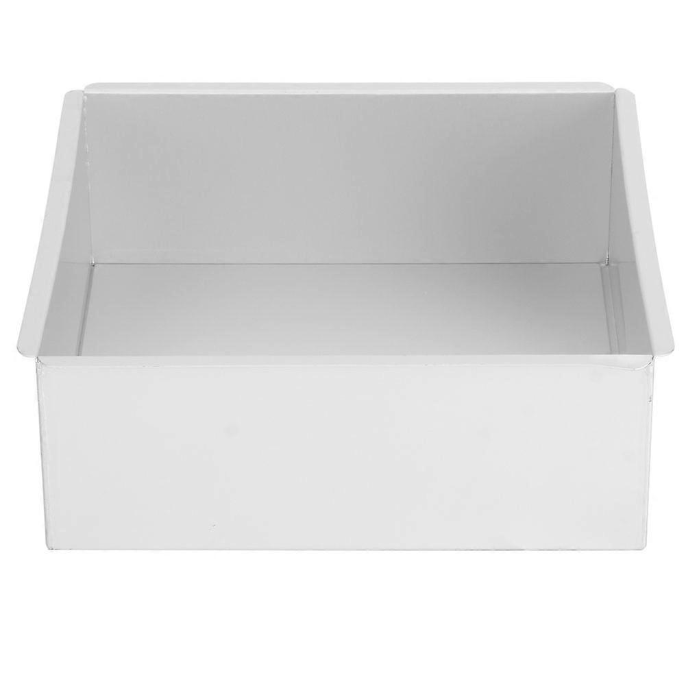 Anodized Aluminum Square Cake Pan, Mousse Cake Pan, Bread Pan with Removable Bottom