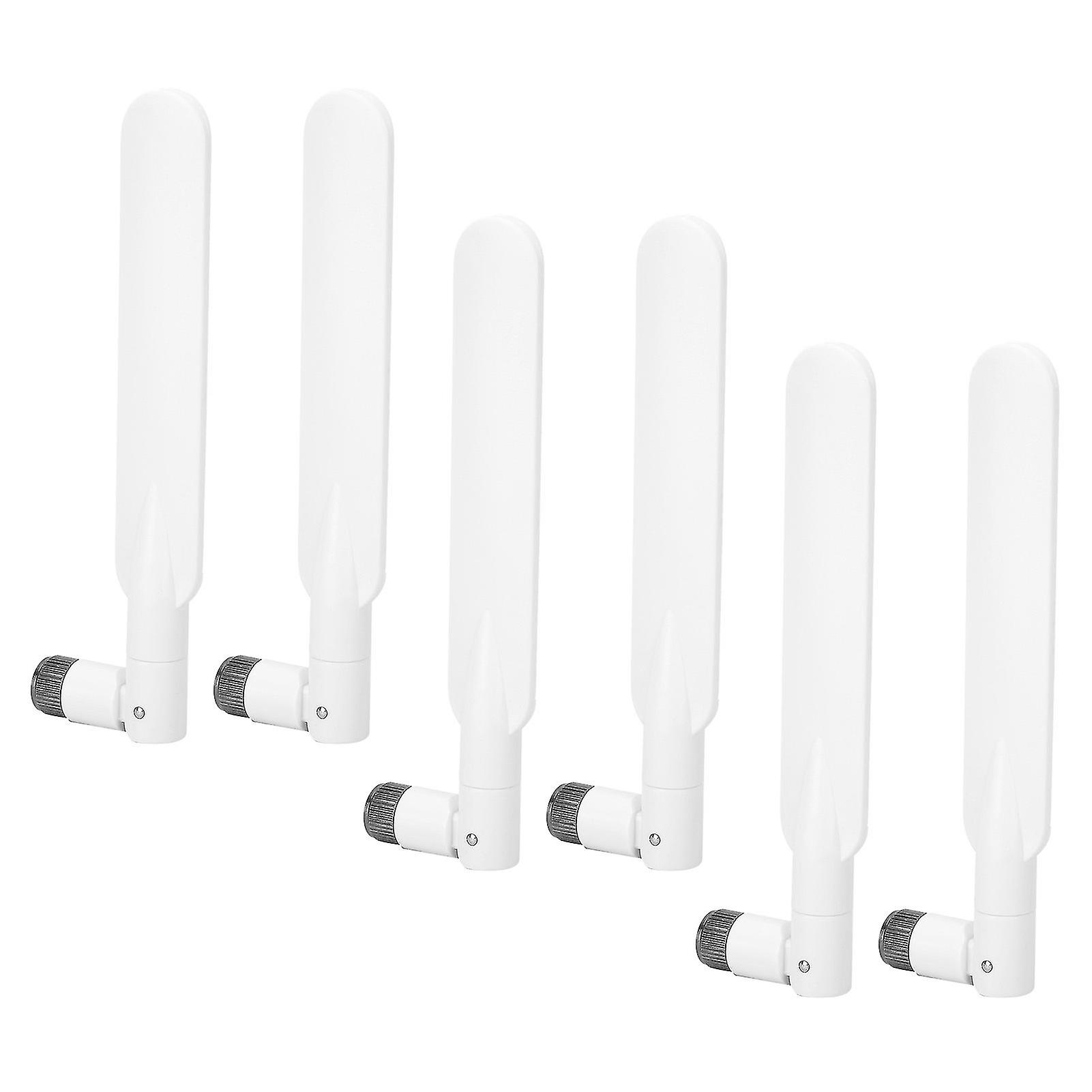 6Pcs WiFi Antenna 2.4G/5G Dual Band 5DBI 7002700Mhz RPSMA Wireless Network Router