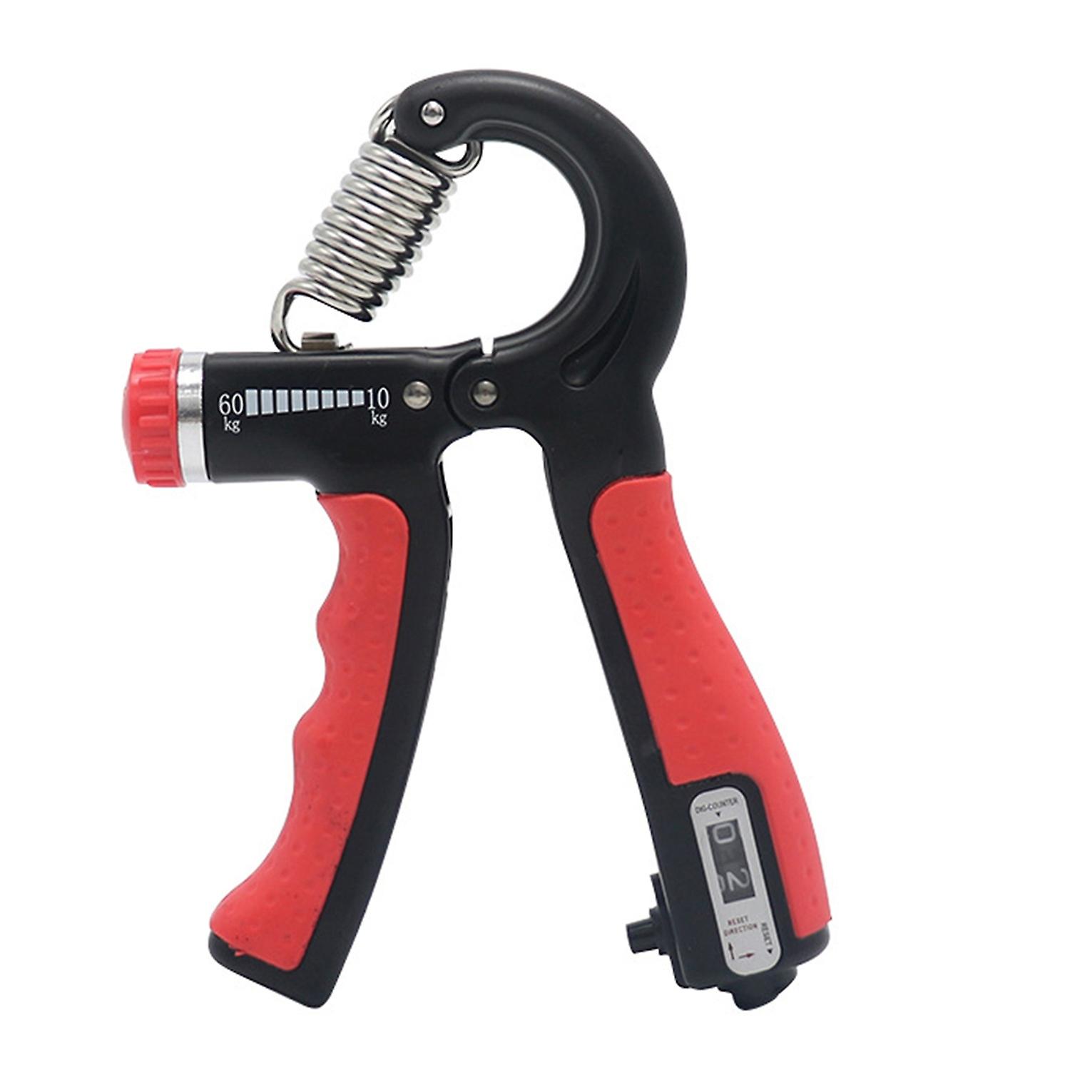 Hand Gripper with Counter R-Shape ABS Adjustable Resistance Forearm Strength Trainer Fitness Equipme