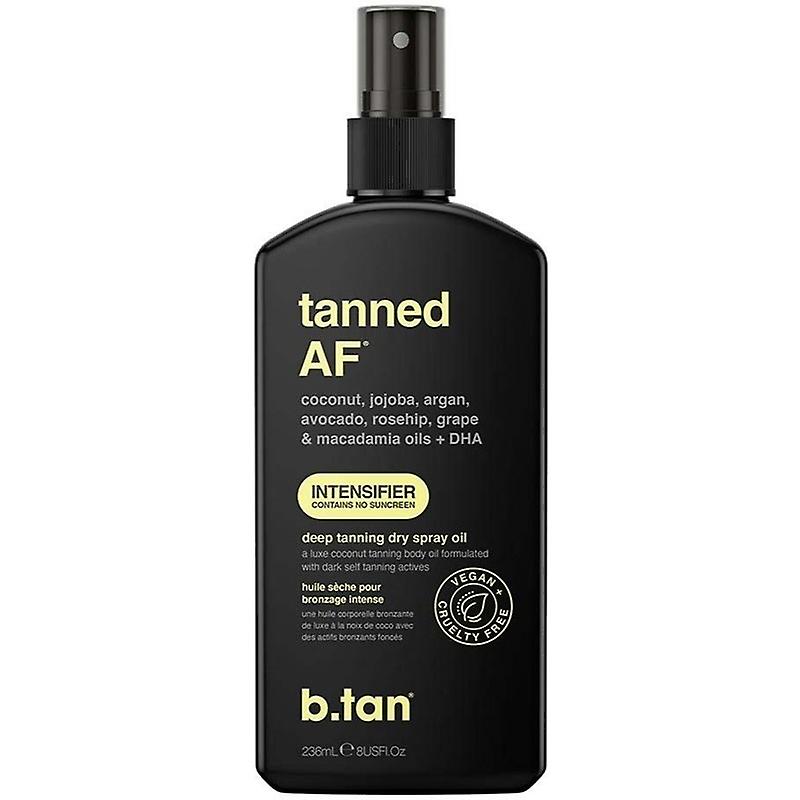 b.tan Tanned AF Intensifier Bronzage Profond Huile Sèche Spray 236ml