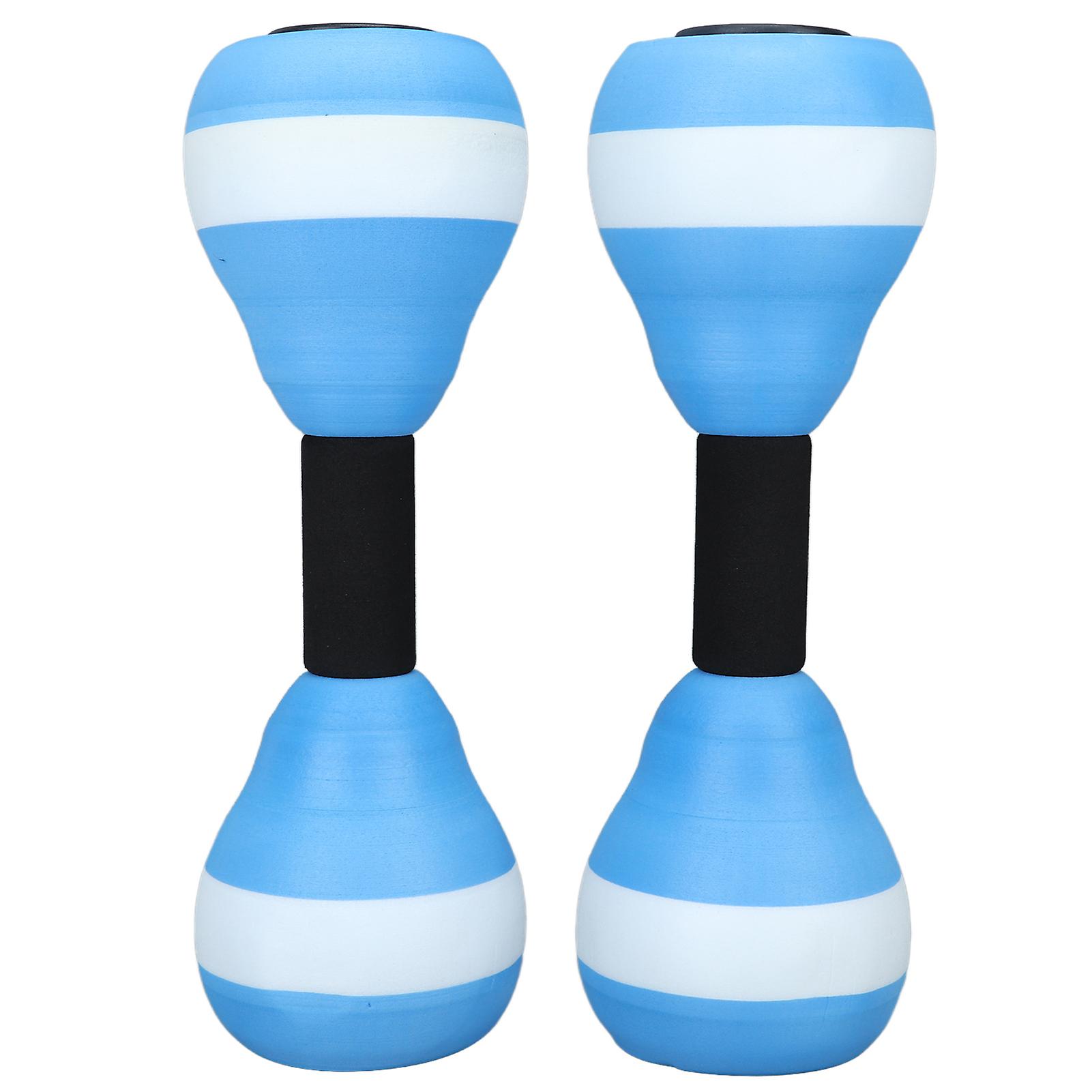 Qukaim Water Dumbbells Aquatic Dumbbells for Kids, EVA Floating Pool Water Dumbbells, Aerobic Exercise Fitness Equipment, 1 Pair
