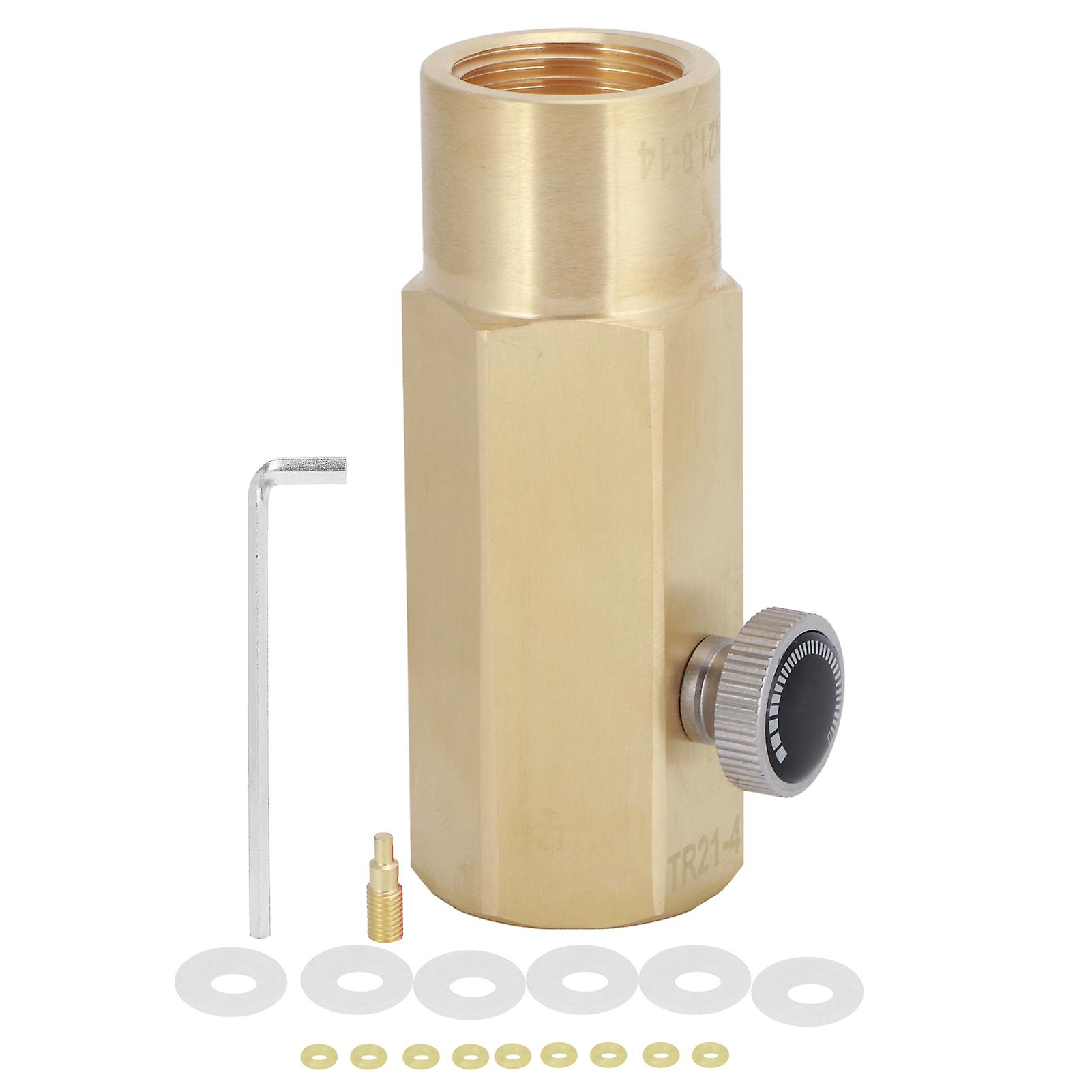 CO2 Refill Adapter Connector Kit W21.8-14 Soda Inflation Valve Cylinder Accessory W21.8‑14Soda Valve