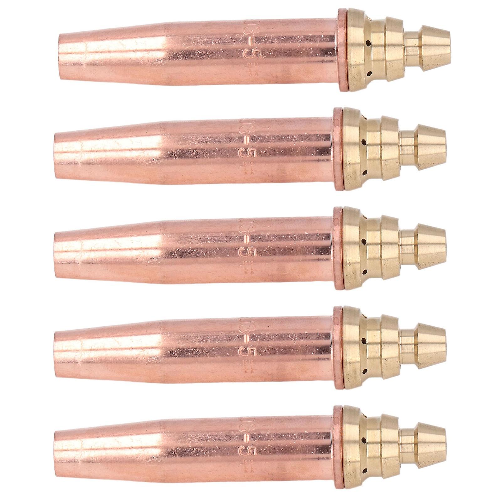 5PCS Cutting Tips Split Isobaric Propane Gas Welding Nozzles Machine Torch ConsumablesG03-5#