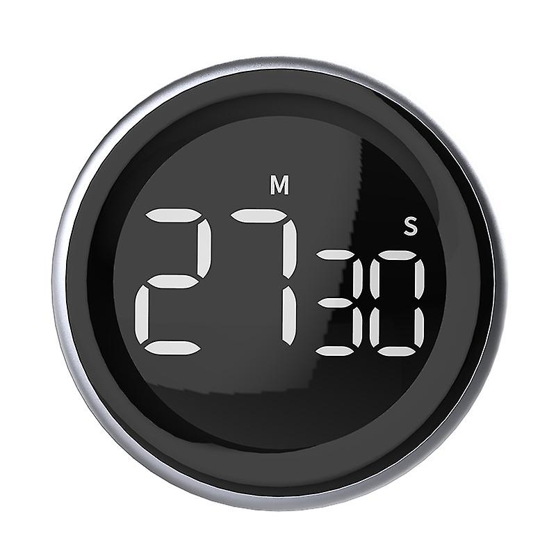 Kitchen Digital Timer Countdown Function Stopwatch Black 80*29mm