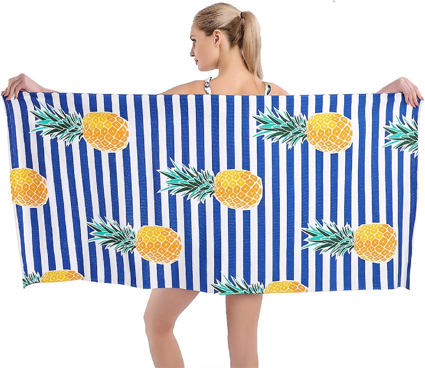 Beach towels, quick drying super absorbent towels