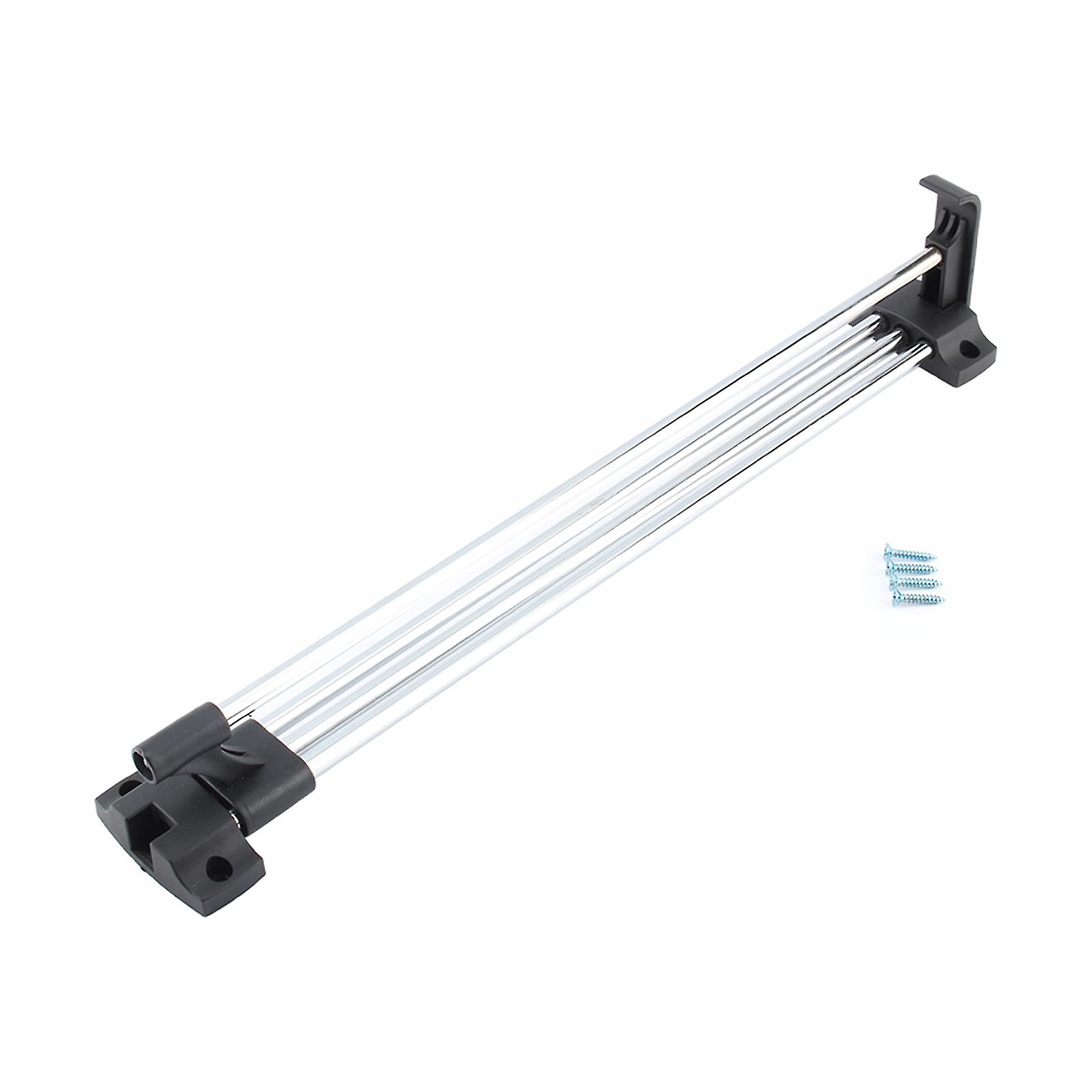 Wardrobe Chrome Pull Out Hanger Rail - Retractable Closet Rod for Clothes and Towels, Adjustable Coat Rack System