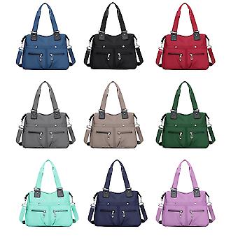 Borsa a tracolla da donna impermeabile di grande capacà Tote Borsa a tracolla in nylon casual Borsa a tracolla da viaggio leggera  1524