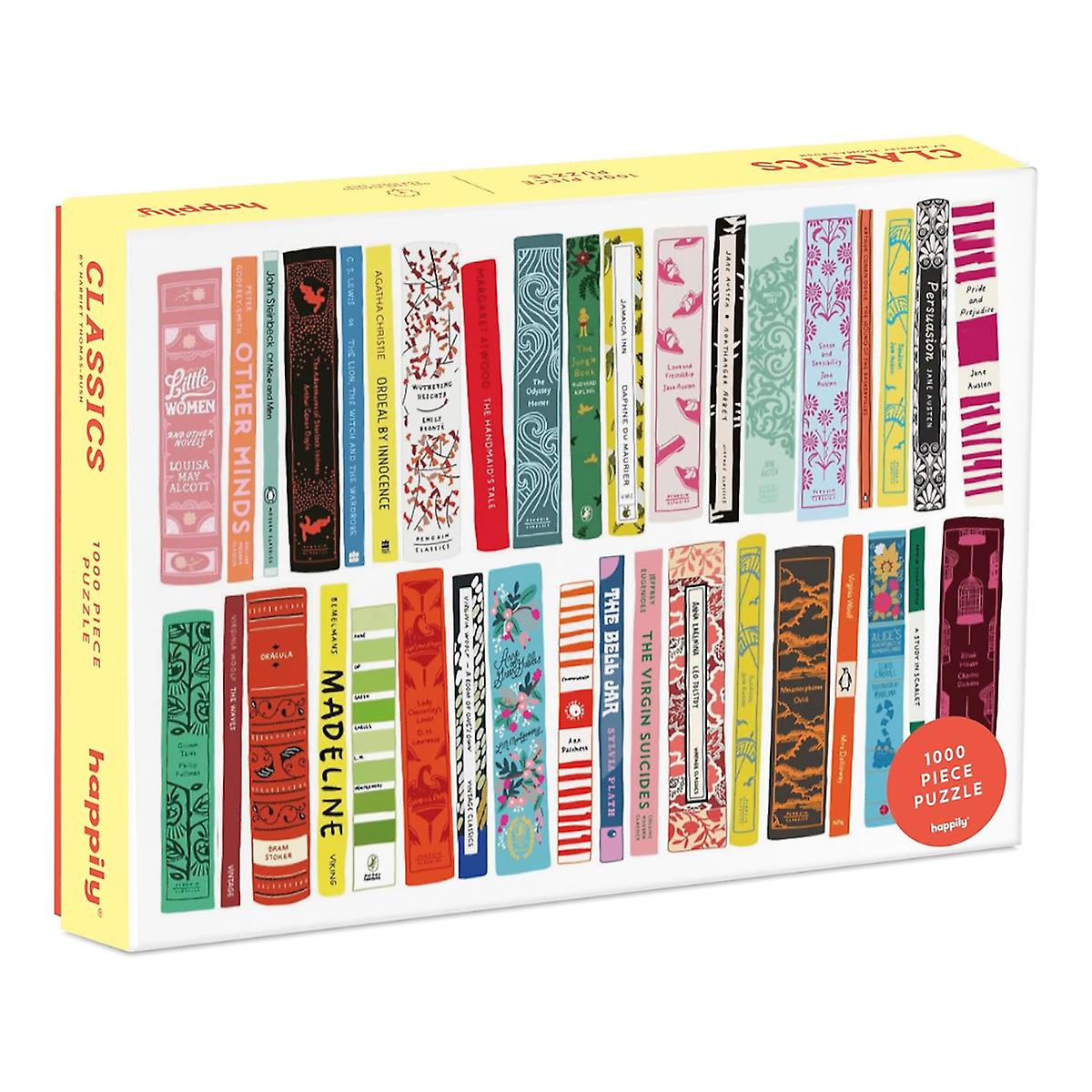 Happily Classic Books 1000 Piece Jigsaw Puzzle