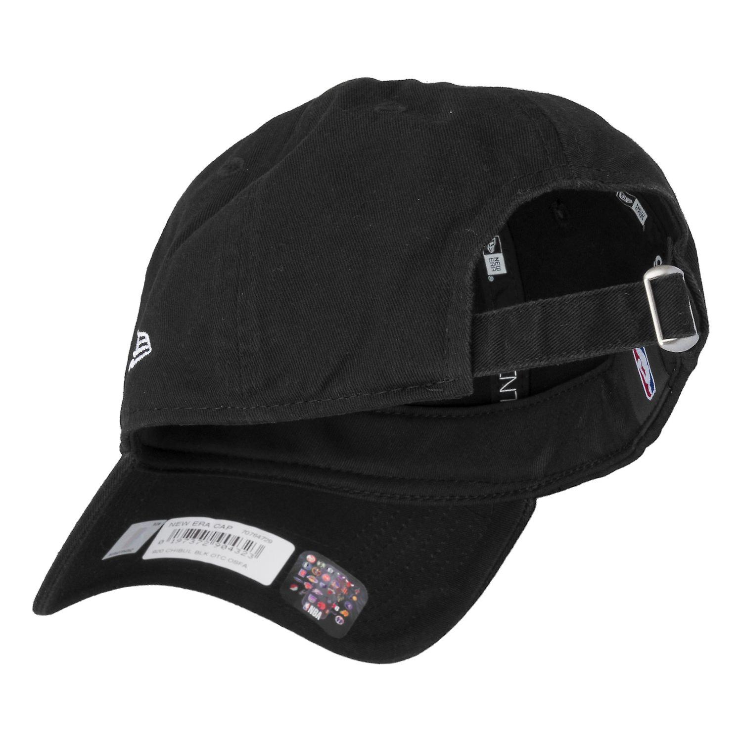 New Era 9Twenty Strapback NBA-caps - Chicago Bulls svart | Fruugo NO, image size:1500x1500