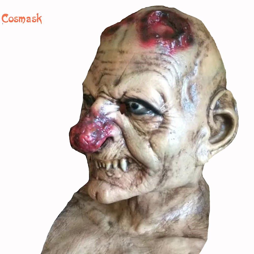 هالوين Cosmask هالوين الرعب اللاتكس قناع العفاريت الأنف الكبير زاحف زي حزب مهرج قناع تأثيري الدعائم مخيف لعيد الهالوين