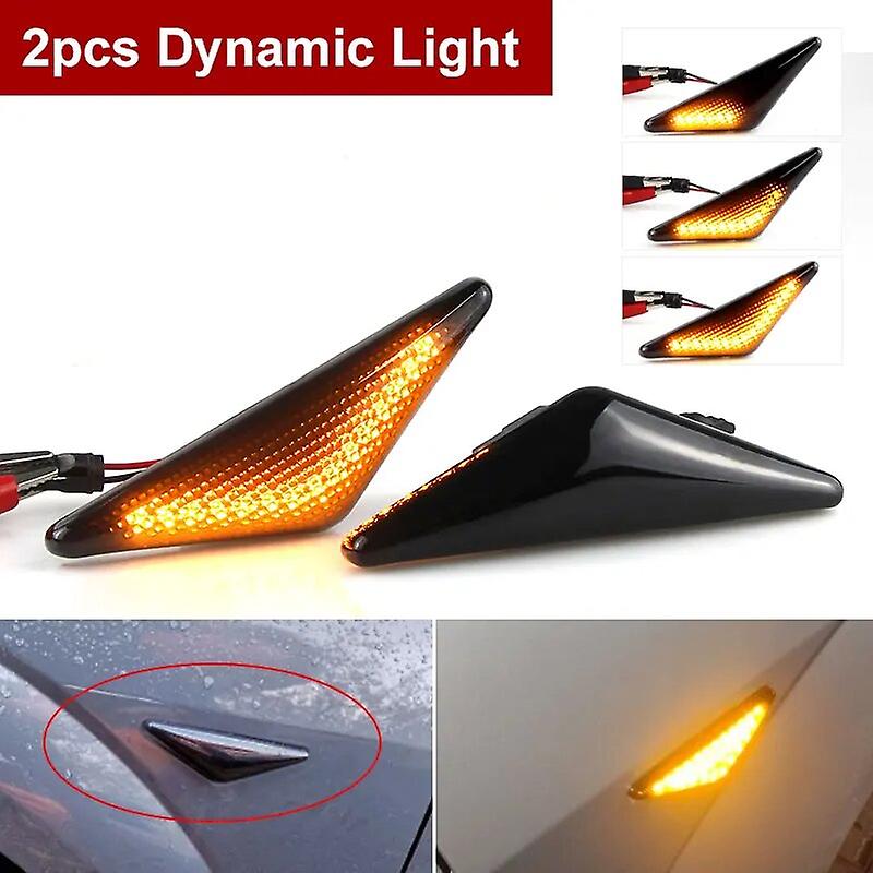 Flowing Side Repeater Light Led Dynamic Side Marker Turn Signal Lights Indicator Blinker Lamp For Ford Mondeo 3 Mk3 Focus 1 Mk1
