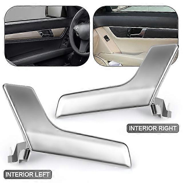Car Front Left Right Vehicle Interior Opening Vehicle Interior Door Handle Matte Sliver For Mercedes Benz W204 C Class C180 C200 C300 GLK X204 2008-20