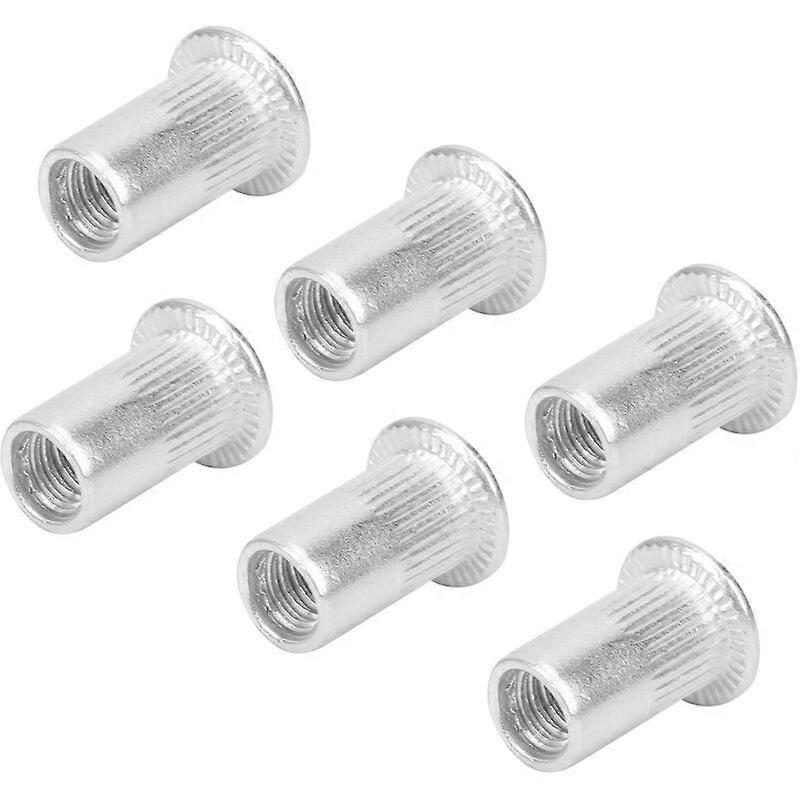 100 Pices M5 crous  Rivets, Kit D'assortiment D'crous  Rivets Aveugles, Insert Filet  Tte Plate crou  Sertir Aluminium