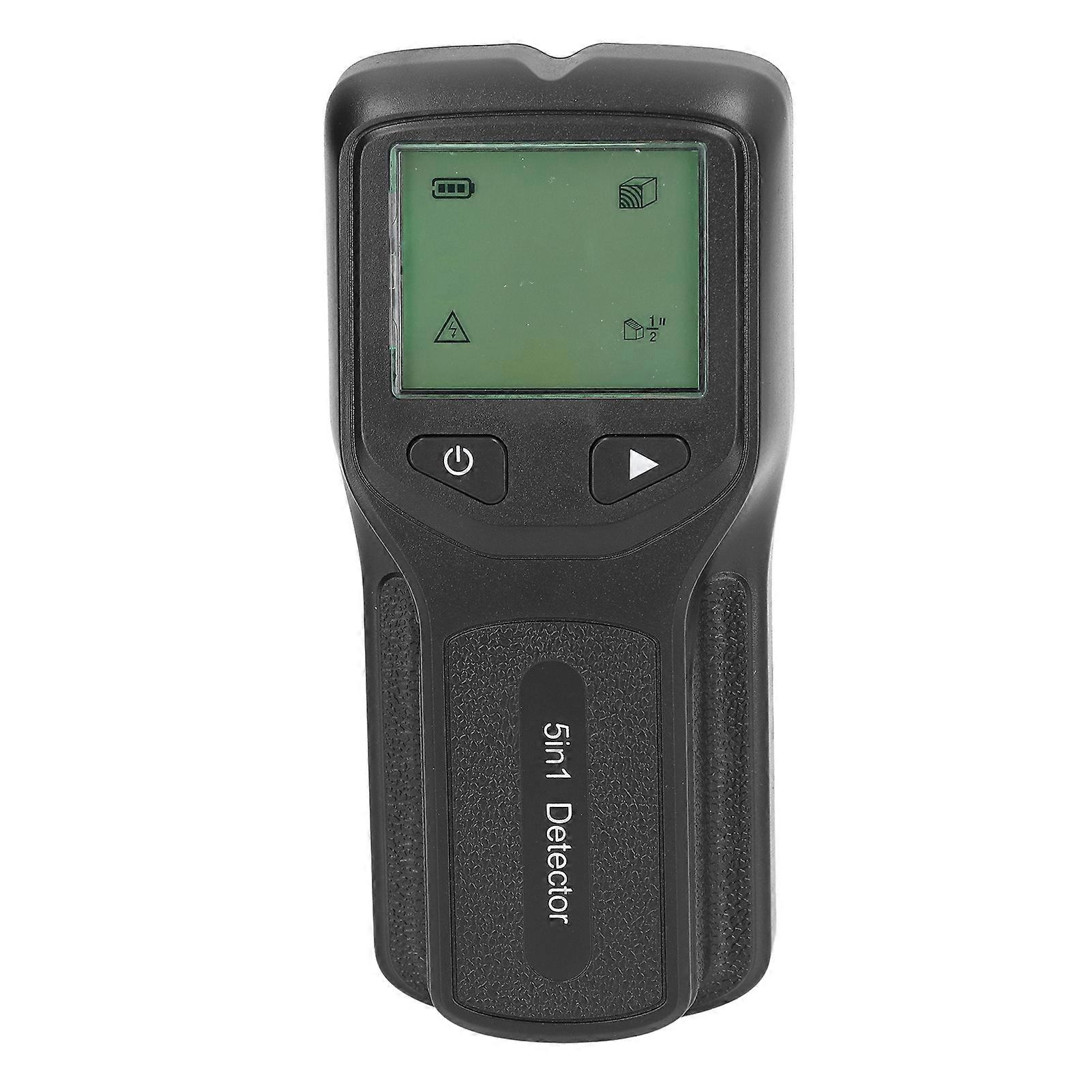 5 in 1 Stud Finder Multifunctional Wall Scanner LCD Electronic Metal Studs Detector HW430Black NO.8048
