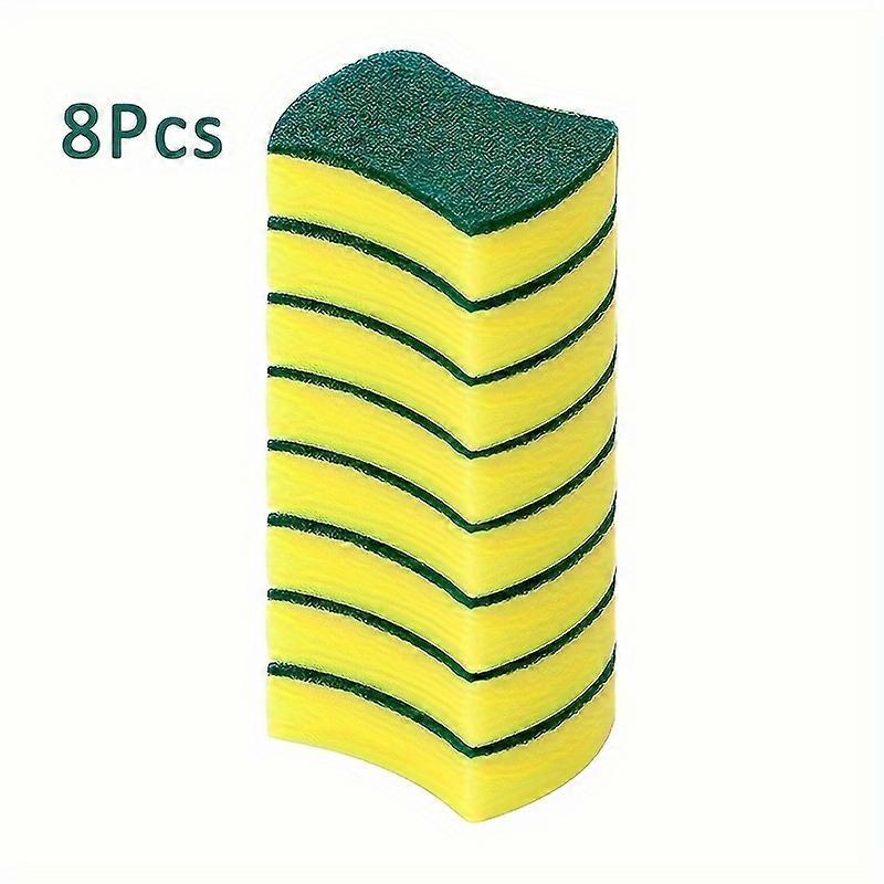 8/16/32-Pack Multifunctional Cleaning Sponges - Double-Sided Scouring Pad for Tough & Gentle Cleaning, Premium Non-scratch Kitchen Tools, Durable & Su