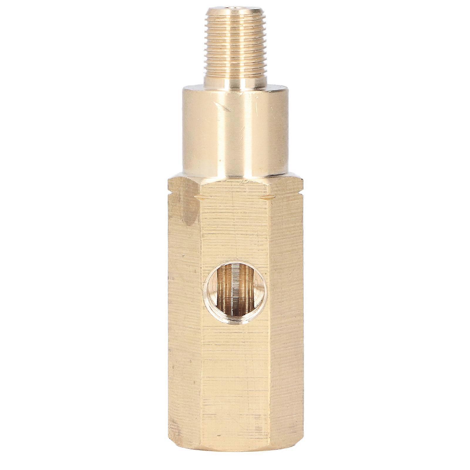 1/8 Zoll Öldruck-Manometer-Adapter Messing T-Stück Sensor-Sender Universal für Automodifikation