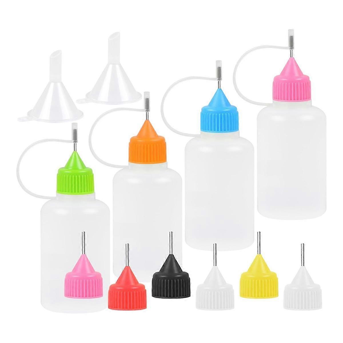 Precision Needle Tip Glue Applicator Bottles, for DIY Quilling PaperCraft Glue Ink Liquid Acrylic Painting