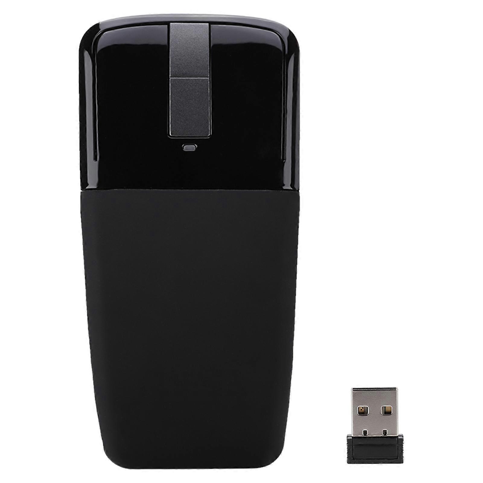 Wireless Arc Mouse Touch Thin Portable Folding Optical Mouse Receiver