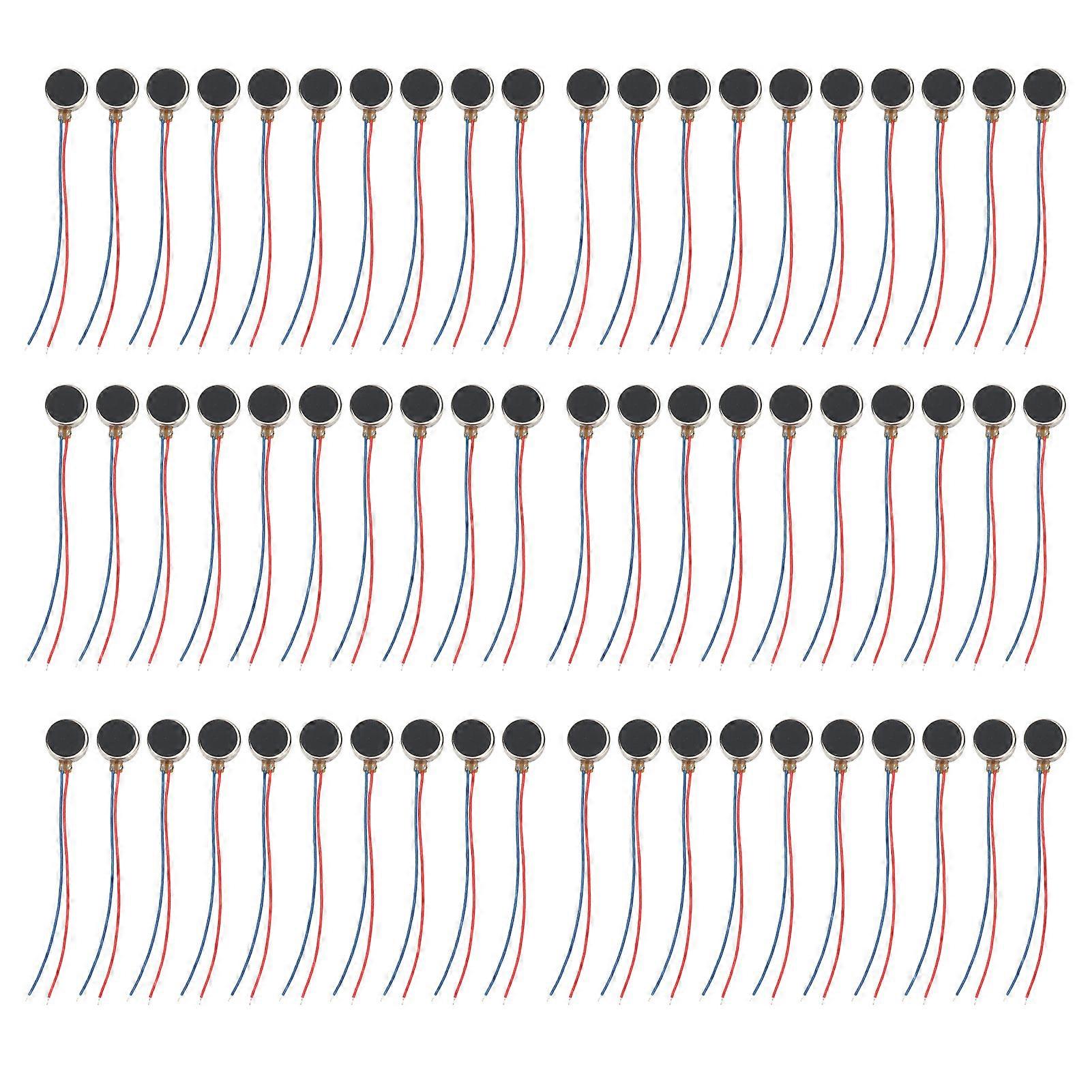 30PCSフラット振動モーター超薄型ミニコインフラット振動モーター携帯電話タブレット用3 V 12000rpm