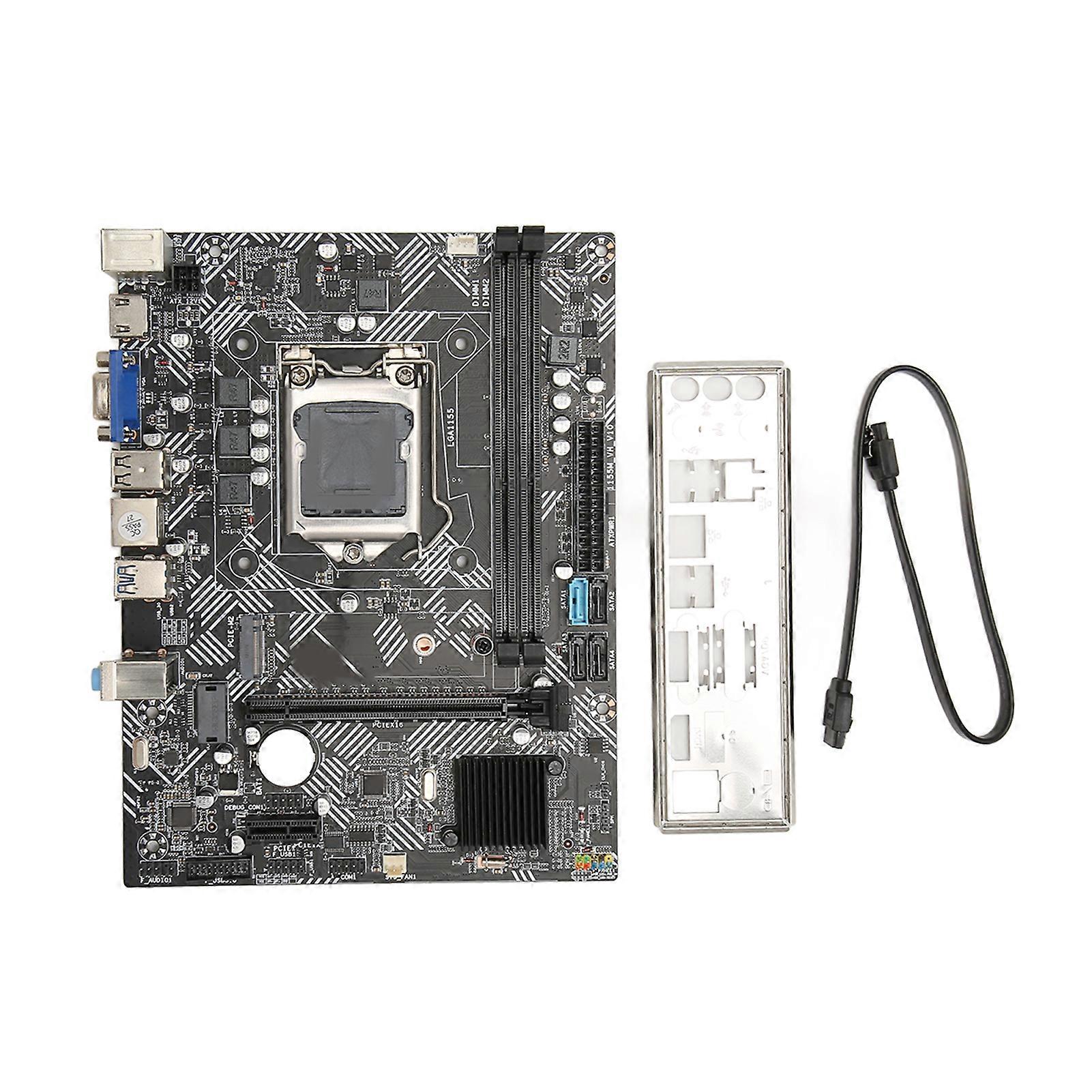 Computer Motherboard DDR3 LGA 1151 100Mbps NIC M.2 USB3.0 SATA3.0 High Performance for Desktop PC
