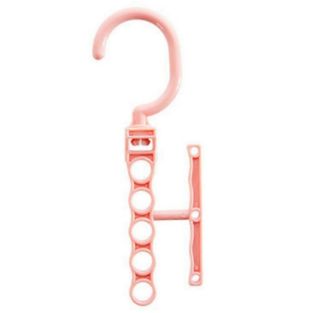 Space Saving Closet Clothing Clothes Organizer Hanger 5 Hooks