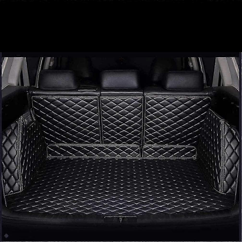 Bilstøvelforing for BMW X4 G02 2018-2023, Full dekning Vanntett Antislip Antislip AntiScratch Trunk Trunk Trunk Boot Liner Mats, D / kaffe