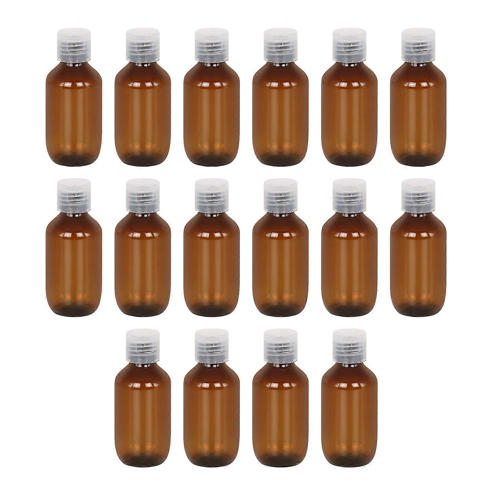 16pcs 60ML Travel Bottles Squeeze Bottles Empty Lotion Refillable Bottle