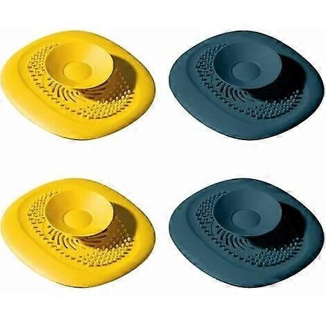 4pcs floor drain-2pcs yellow+2pcs blue